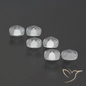 2.92 ct natürliche Weiß Topas-Edelsteine, Kissen, VVS-VS