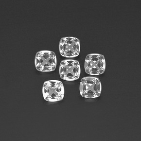 2.76 ct natürliche Klares Weiß Topas-Edelsteine, Kissenschliff, VVS-VS