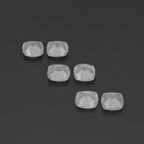 2.76 ct natürliche Klares Weiß Topas-Edelsteine, Kissenschliff, VVS-VS