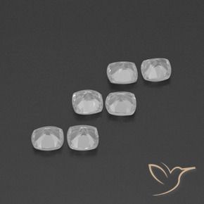 2.82 ct natürliche Klares Weiß Topas-Edelsteine, Kissen, VVS-VS