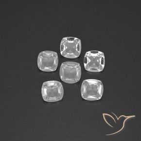 2.26 ct natürliche Klares Weiß Topas-Edelsteine, Kissen, VVS-VS