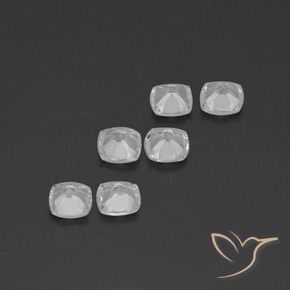 2.70 ct natürliche Klares Weiß Topas-Edelsteine, Kissenschliff, VVS-VS