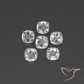 2.70 ct natürliche Klares Weiß Topas-Edelsteine, Kissen, VVS-VS