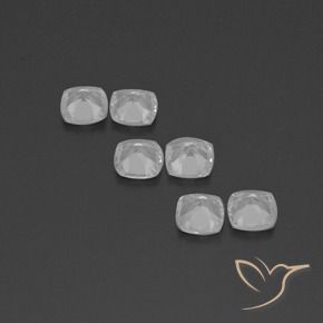 2.70 ct natürliche Klares Weiß Topas-Edelsteine, Kissen, VVS-VS