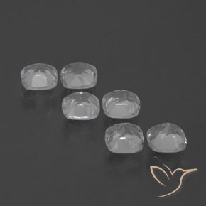 3.33 ct natürliche Klares Weiß Topas-Edelsteine, Kissen, VVS-VS