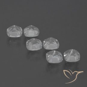 2.61 ct natürliche Weiß Topas-Edelsteine, Kissen, VVS-VS