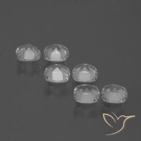 2.91 ct natürliche Klares Weiß Topas-Edelsteine, Kissen, VVS-VS