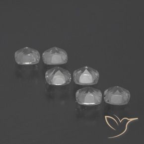 2.95 ct natürliche Klares Weiß Topas-Edelsteine, Kissen, VVS-VS