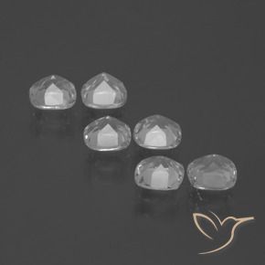 2.81 ct natürliche Klares Weiß Topas-Edelsteine, Kissen, VVS-VS