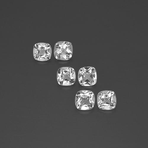 2,92 ct natürliche weißer Topas-Edelsteine, Kissenschliff, VVS-VS