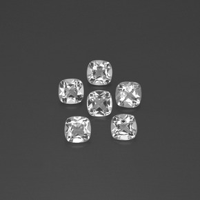 2,92 ct natürliche weißer Topas-Edelsteine, Kissenschliff, VVS-VS