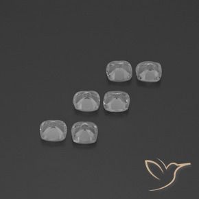 2.78 ct natürliche Klares Weiß Topas-Edelsteine, Kissen, VVS-VS