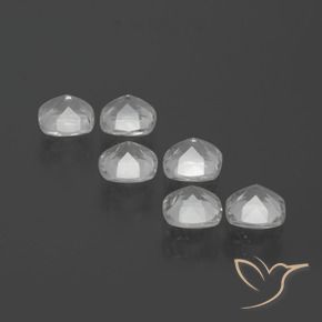 2.88 ct natürliche Klares Weiß Topas-Edelsteine, Kissen, VVS-VS