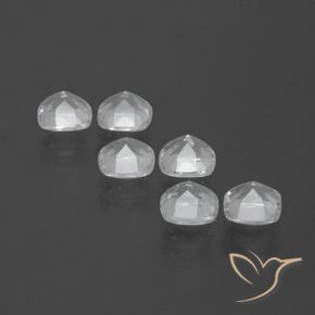 2.71 ct natürliche Klares Weiß Topas-Edelsteine, Kissen, VVS-VS