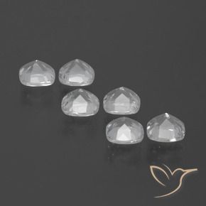 3.21 ct natürliche Weiß Topas-Edelsteine, Kissen, VVS-VS