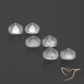 2.73 ct natürliche Weiß Topas-Edelsteine, Kissen, VVS-VS