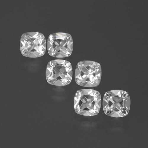2.86 ct natürliche Weiß Topas-Edelsteine, Kissenschliff, VVS-VS