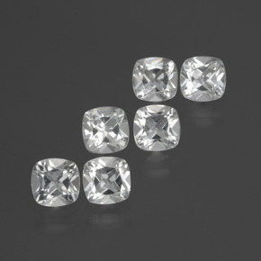 2.86 ct natürliche Weiß Topas-Edelsteine, Kissenschliff, VVS-VS