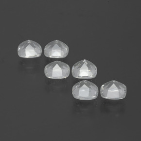 2.86 ct natürliche Weiß Topas-Edelsteine, Kissenschliff, VVS-VS