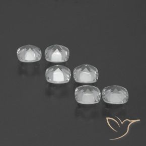 3.11 ct natürliche Klares Weiß Topas-Edelsteine, Kissen, VVS-VS