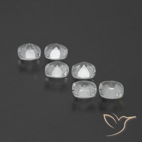 2.69 ct natürliche Klares Weiß Topas-Edelsteine, Kissen, VVS-VS