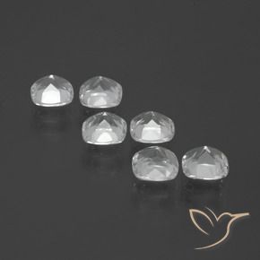 2.91 ct natürliche Weiß Topas-Edelsteine, Kissen, VVS-VS