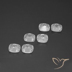 2.86 ct natürliche Klares Weiß Topas-Edelsteine, Kissen, VVS-VS