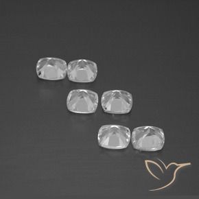 2.88 ct natürliche Klares Weiß Topas-Edelsteine, Kissen, VVS-VS