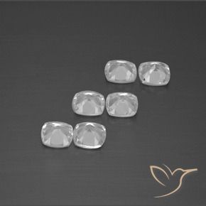 2.68 ct natürliche Weiß Topas-Edelsteine, Kissen, VVS-VS