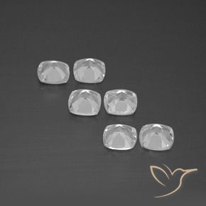 2.85 ct natürliche Weiß Topas-Edelsteine, Kissen, VVS-VS