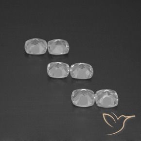 2.74 ct natürliche Klares Weiß Topas-Edelsteine, Kissenschliff, VVS-VS