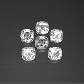 3,14 ct natürliche weißer Topas-Edelsteine, Kissenschliff, VVS-VS
