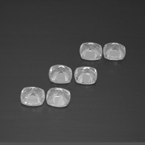 3,14 ct natürliche weißer Topas-Edelsteine, Kissenschliff, VVS-VS