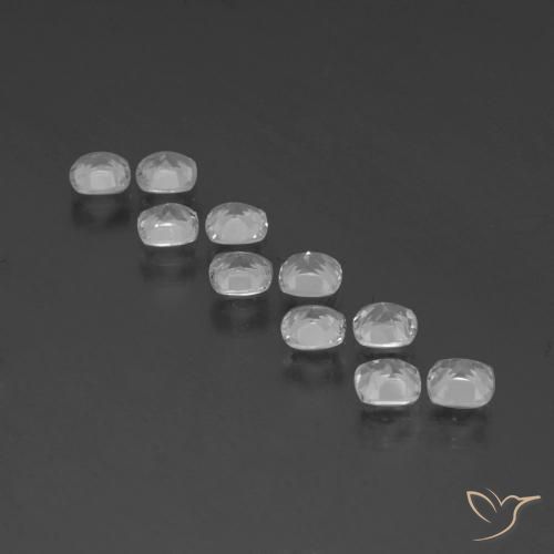 4.52 ct natürliche Klares Weiß Topas-Edelsteine, Kissen, VVS-VS