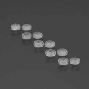 4,37 ct natürliche weißer Topas-Edelsteine, Kissenschliff, VVS-VS