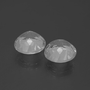 7,13 ct natürliche weißer Topas-Edelsteine, Rundschliff, VVS-VS