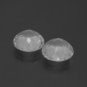 6,98 ct natürliche weißer Topas-Edelsteine, Rundschliff, VVS-VS