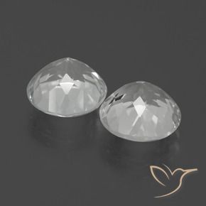 6.88 ct natürliche Weiß Topas-Edelsteine, Runden, VS