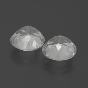 6,61 ct natürliche weißer Topas-Edelsteine, Rundschliff, VVS-VS