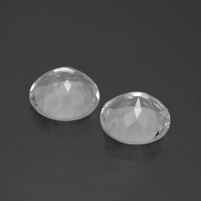6.65 ct natürliche Weiß Topas-Edelsteine, Rund Schliff, VVS-VS