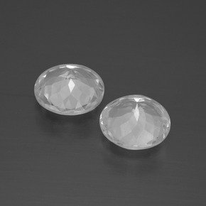 4,22 ct natürliche weißer Topas-Edelsteine, Rundschliff, VVS-VS