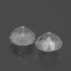 5,23 ct natürliche weißer Topas-Edelsteine, Rundschliff, VVS-VS