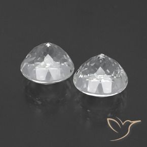 8.00 ct natürliche Klares Weiß Topas-Edelsteine, Runden, VS-SI