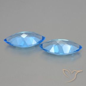 8.14 ct natürliche Swiss Blue Topas-Edelsteine, Marquise, VVS