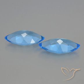 8.48 ct natürliche Swiss Blue Topas-Edelsteine, Marquise, VVS-VS