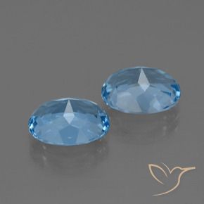 6.68 ct natürliche Himmerlblau Topas-Edelsteine, Oval Schliff, VVS-VS