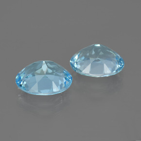 6.48 ct natürliche Himmerlblau Topas-Edelsteine, Oval Schliff, VVS