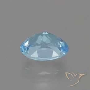 9,17 ctw natürlicher Himmerlblau Topas, Oval, VVS-VS