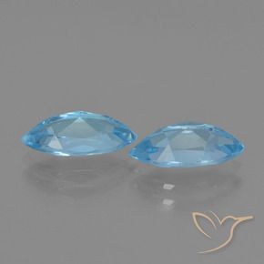 2.64 ct natürliche Himmerlblau Topas-Edelsteine, Marquise, VVS-VS