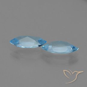 2.31 ct natürliche Himmerlblau Topas-Edelsteine, Marquise, VVS-VS